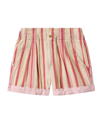 Isabel Marant Étoile Nirma Striped Shorts In Brown