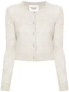 Isabel Marant Étoile Nity Brushed-effect Cardigan In Neutrals