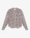 Isabel Marant Étoile Isabel Marant Etoile Grey Viscose Shirt In Purple