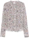 Isabel Marant Étoile 'noeline' Blouse With Abstract Pattern Marant Etoile In Multi