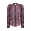 Isabel Marant Étoile Shirt Isabel Marant Etoile Woman Color Plum In Multi