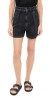 Isabel Marant Étoile Noemia Shorts Vintage Black In Black