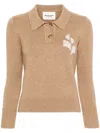 Isabel Marant Étoile Isabel Marant Etoile Nola Cotton-wool Blend Sweater In Brown