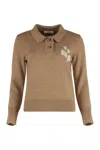 Isabel Marant Étoile Isabel Marant Etoile Nola Cotton-wool Blend Sweater In Brown