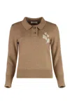 Isabel Marant Étoile Isabel Marant Etoile Nola Cotton-wool Blend Sweater In Brown