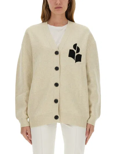 Isabel Marant Étoile Isabel Marant Etoile Cardigan Norton In Neutral