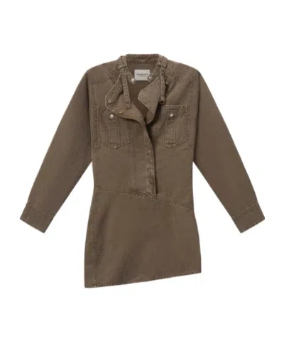 Isabel Marant Etoile Isabel Marant Étoile Nouria Dress In Brown