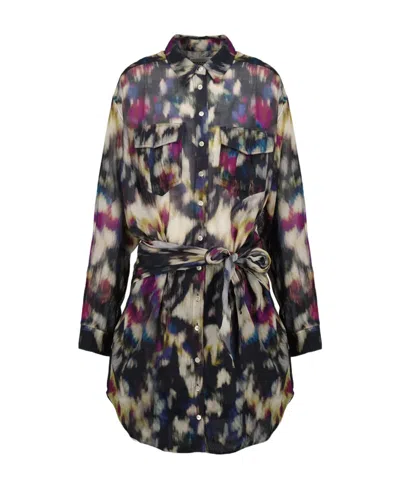 ISABEL MARANT ÉTOILE NUEVA ORGANIC-COTTON SHIRT DRESS