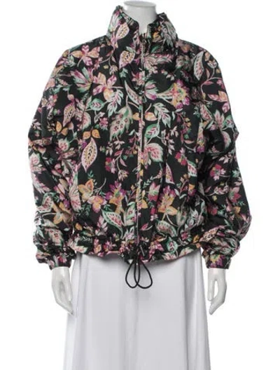 Pre-owned Isabel Marant Étoile Nylon Floral Print Jacket In Multicolor