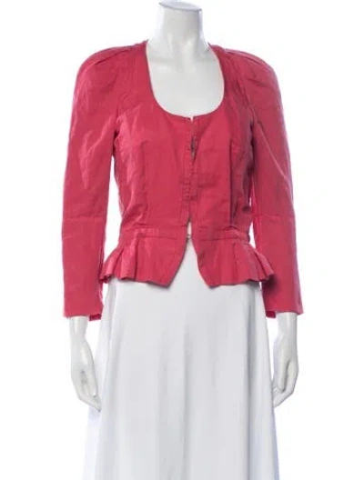 Pre-owned Isabel Marant Étoile Nylon Jacket In Pink