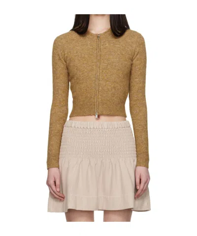 Isabel Marant Étoile Oaka Cardigan In Brown
