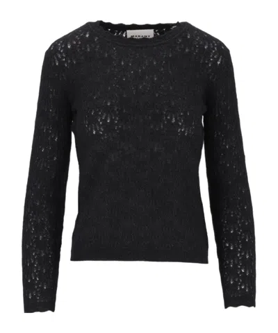 Isabel Marant Étoile Obeline Crewneck Jumper In Animal Print