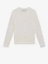 Isabel Marant Étoile Obeline Perforated Alpaca Blend Sweater In Neutral