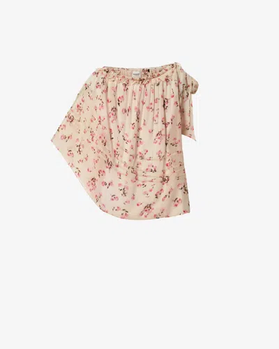 Isabel Marant Étoile Loeva Top In Neutral