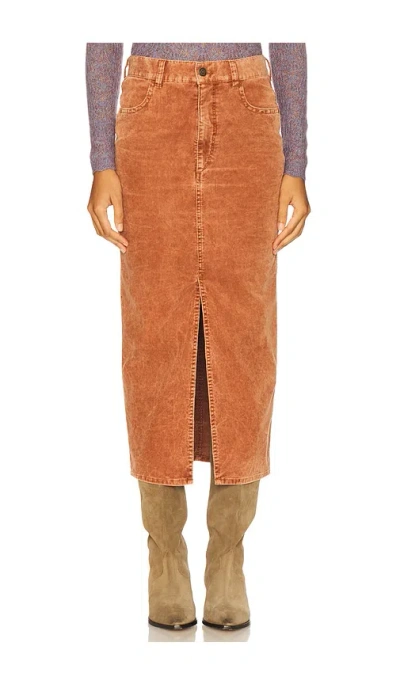 Isabel Marant Étoile Odalie Skirt In Brown