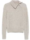 Isabel Marant Étoile Sand Beige Odelle Sweater In Gray