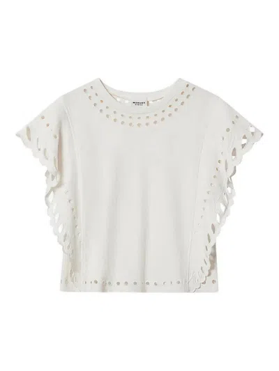 Isabel Marant Étoile Isabel Marant Etoile Odyle Cotton Top In White