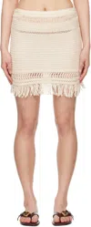Isabel Marant Étoile Isabel Marant Etoile Ardena Mini Skirt In Ecru
