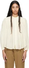 Isabel Marant Étoile Off-white Dorothe Blouse In 20wh White