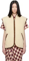 Isabel Marant Étoile Off-white Maximilia Vest In 23ec Ecru