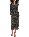 Isabel Marant Etoile Midi Shirtdress In Black