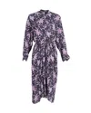 Isabel Marant Étoile Okley Midi Dress In Floral Print Viscose In Multi