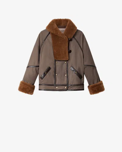 Isabel Marant Étoile Olinka Jacket In Brown