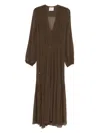 Isabel Marant Étoile Olive Briane Maxi Dress In Brown