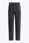Isabel Marant Étoile Onyta Corduroy Pants In Gray
