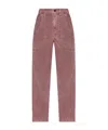 Isabel Marant Étoile Onyta Corduroy Pants In Pink