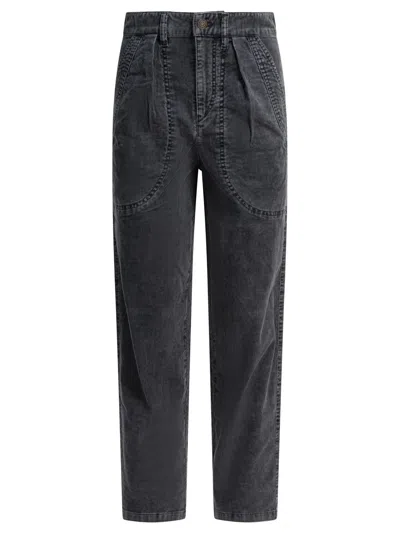 Isabel Marant Étoile Onyta Trousers Black In Gray