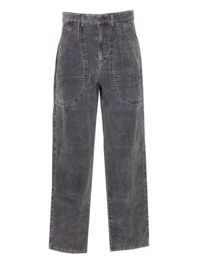 ISABEL MARANT ÉTOILE ONYTA PATCH-POCKET CORDUROY TROUSERS