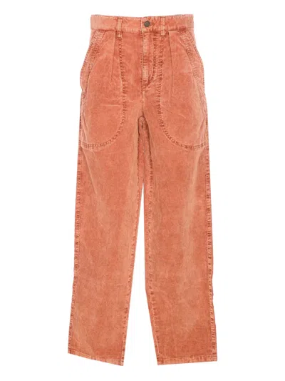 ISABEL MARANT ÉTOILE ONYTA PATCH-POCKET CORDUROY TROUSERS