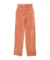 Isabel Marant Étoile Onyta Patch-pocket Corduroy Trousers In Red