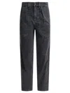 Isabel Marant Étoile Onyta Corduroy Trousers Vintage Black In Gray