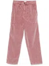 Isabel Marant Étoile Onyta Corduroy Pants In Pink
