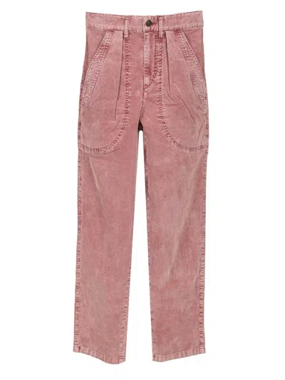 Isabel Marant Étoile Onyta Trousers Rose In Pink