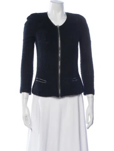 Pre-owned Isabel Marant Étoile Open Front Sweater In Blue