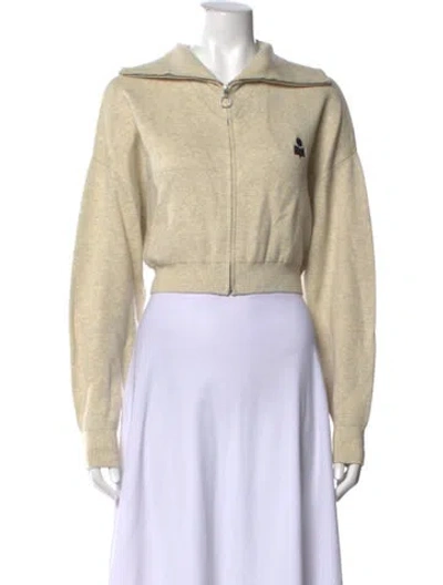 Pre-owned Isabel Marant Étoile Open Front Sweater In Neutrals