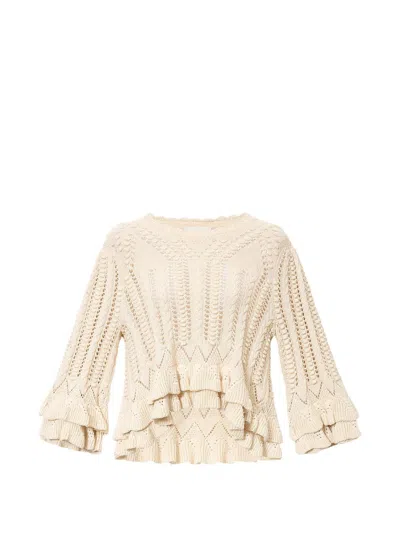 Isabel Marant Étoile Openwork Knit Top In Red