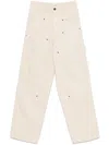Isabel Marant Étoile Ophra Jeans In Neutrals