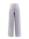 Isabel Marant Étoile Marant Etoile Women Ophra Light Blue Cotton Jeans In Pink