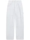Isabel Marant Étoile Ophra Loose Fit Fine Denim Jeans In White