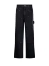 Isabel Marant Étoile Isabel Marant Etoile Ophra Loose Fit Fine Denim Jeans In Faded Black