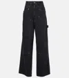 Isabel Marant Étoile Ophra Straight Jeans In Black