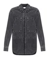 Isabel Marant Étoile Patch-pocket Corduroy Shirt In Gray