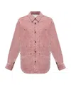 Isabel Marant Étoile Oriana Corduroy Shirt In Pink