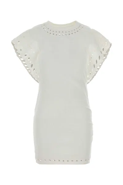 Isabel Marant Étoile Isabel Marant Etoile Orlane Cotton Mini Dress In White