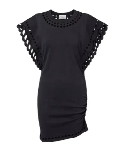 Isabel Marant Étoile Erisa Ruffled Floral-print Organic Cotton Cami In Black
