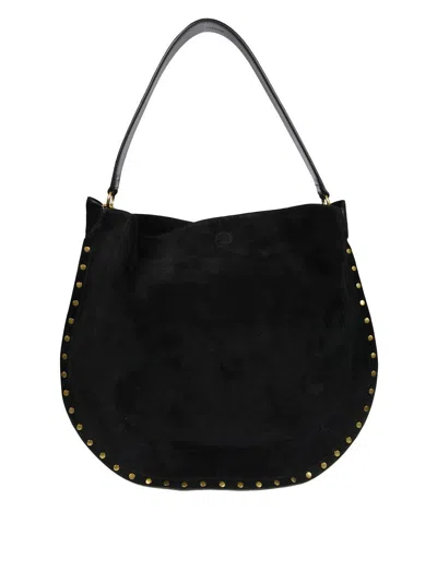 Isabel Marant Étoile Oskan Hobo Soft Shoulder Bag In Black